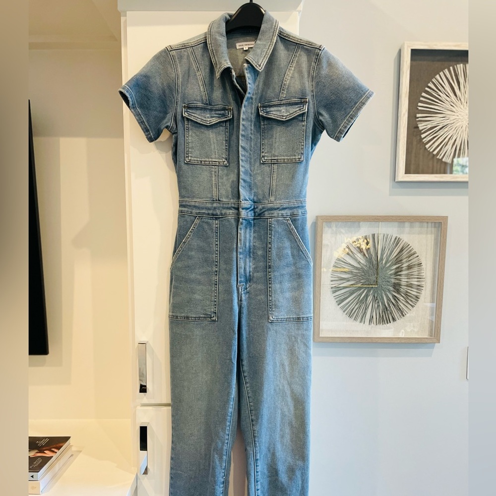 Good American Denim Jumpsuit